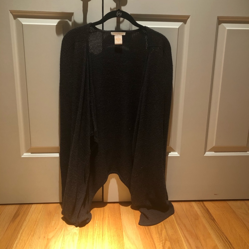 dark gray cardigan